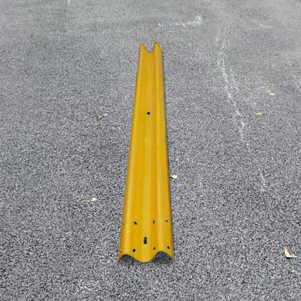 3.2m Yellow Powder Coated Effective Armco Barrier Beam