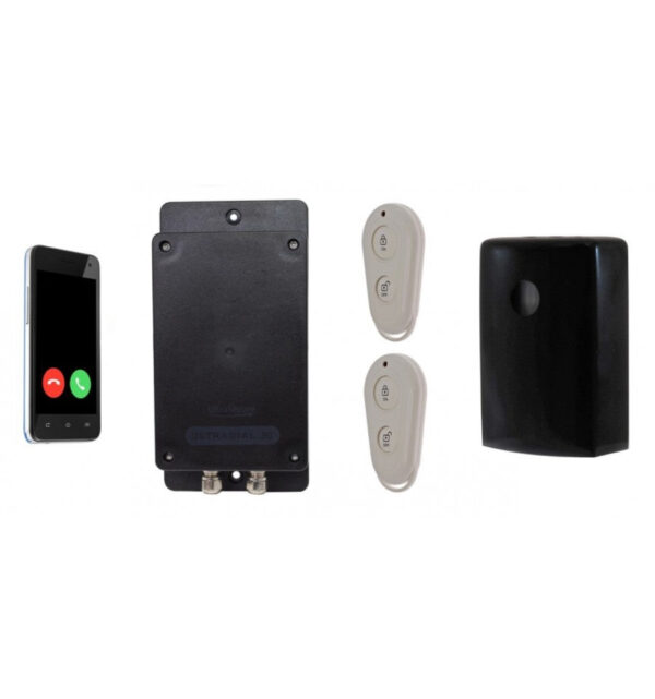 Dark Slate Gray Battery Covert & Silent GSM UltraDIAL Alarm With 1 x Outdoor UltraPIR