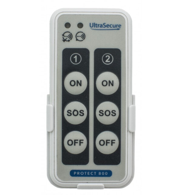 Dark Gray Long Range Remote Control & SOS Button For Protect 800 Outdoor Receiver