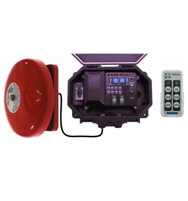 Dark Slate Gray Protect 800 Outdoor Wireless Receiver With Loud Weatherproof Bell
