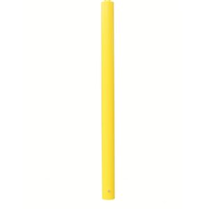 Light Goldenrod 76mm Yellow Steel Bollard With Top Mounted Eyelet