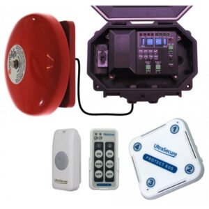 Sienna Wireless Commercial Bell Kit (With An Adjustable Loud Bell) & additional Chime Receiver