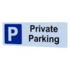 Midnight Blue Private Parking Sign
