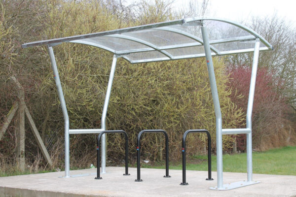 Dim Gray Harbledown Cycle Shelter